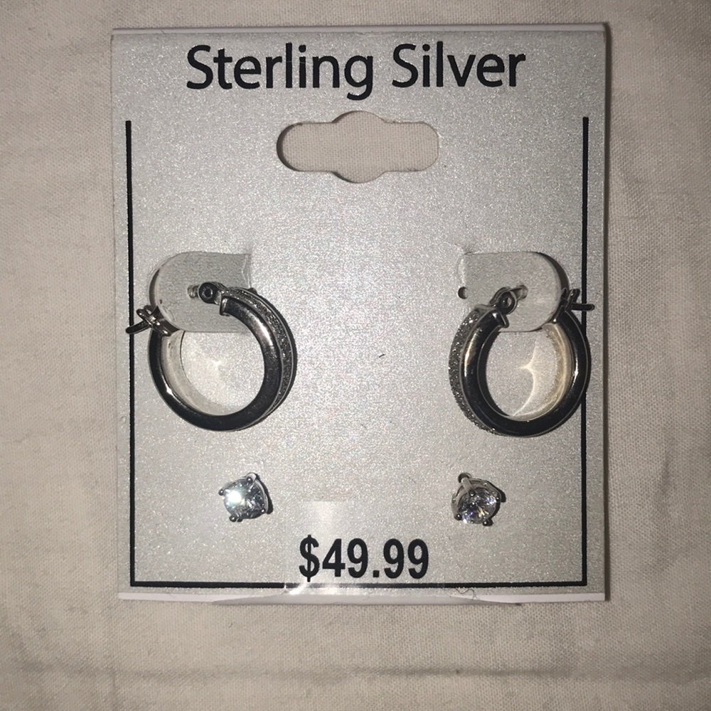 Sterling silver earrings